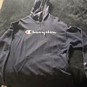 Champion Dark Blue Pullover Hoodie